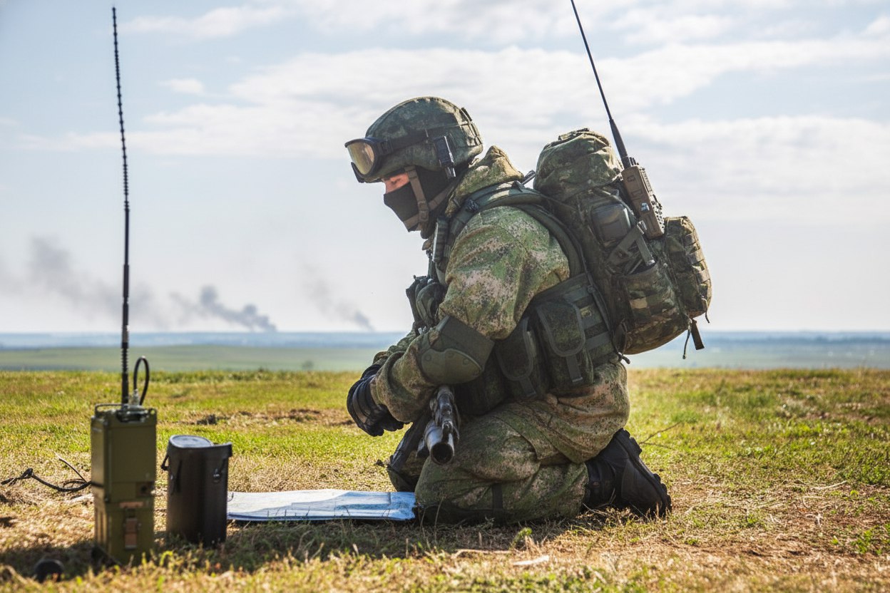 Оператор связи боевого отряда